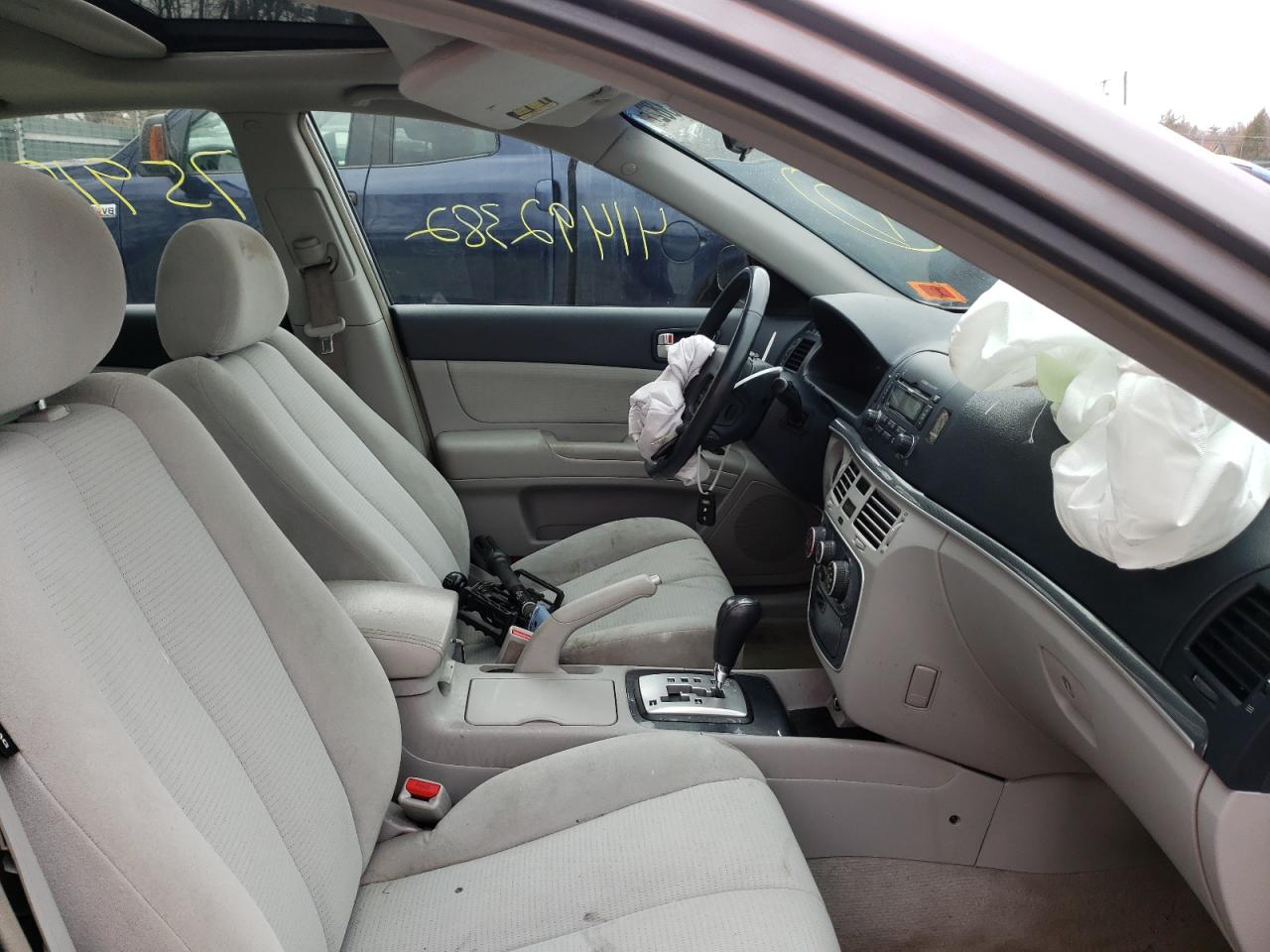 Photo 5 from auction – 2008 HYUNDAI SONATA GLS with VIN 5NPET46F98H334610