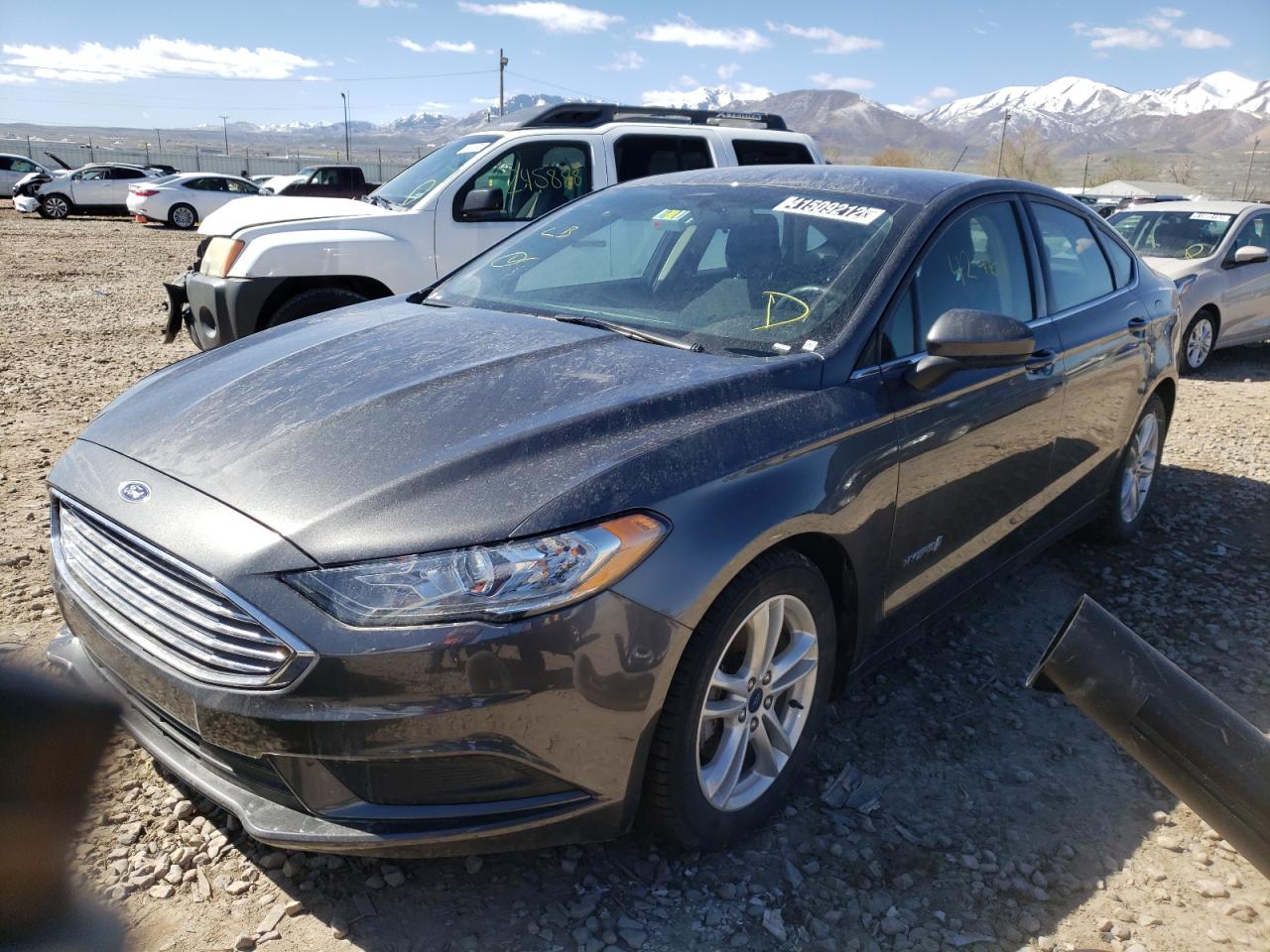 Photo 2 from auction – 2018 FORD FUSION SE with VIN 3FA6P0LU9JR163032