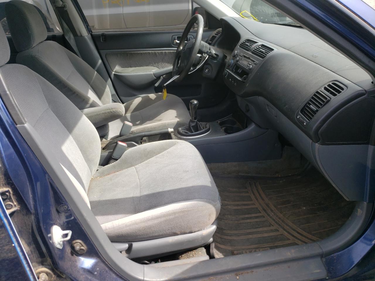 Photo 5 from auction – 2002 HONDA CIVIC EX with VIN 2HGES25712H554214