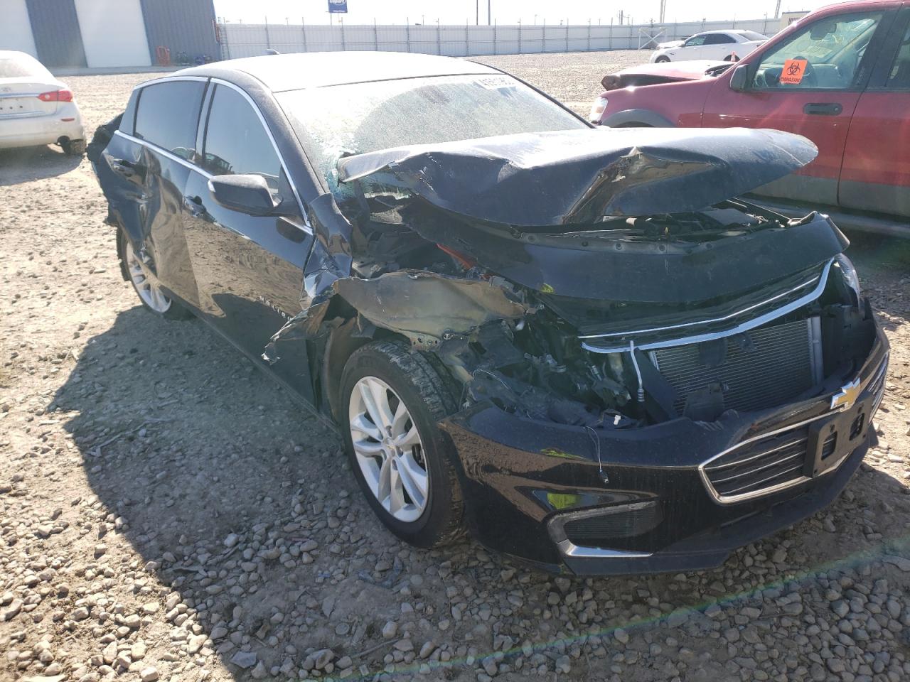 CHEVROLET MALIBU LT 2018 with VIN 1G1ZD5ST5JF187341 - Photo from auction