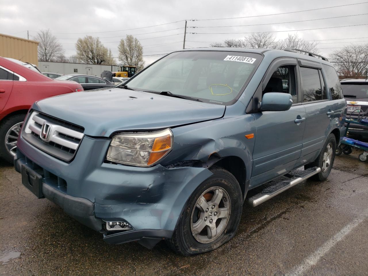 Photo 2 from auction – 2006 HONDA PILOT EX with VIN 2HKYF18576H541100