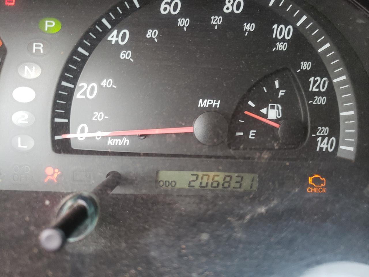 Photo 8 from auction – 2002 TOYOTA CAMRY with VIN 4T1BF30K72U524604