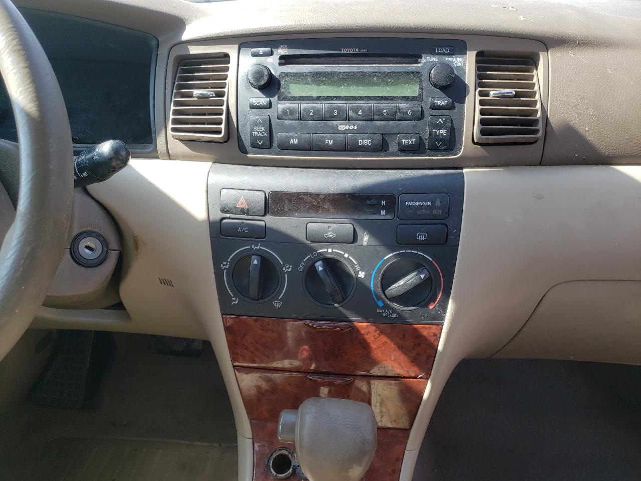 Photo 9 from auction – 2008 TOYOTA COROLLA CE with VIN 1NXBR30E98Z972790