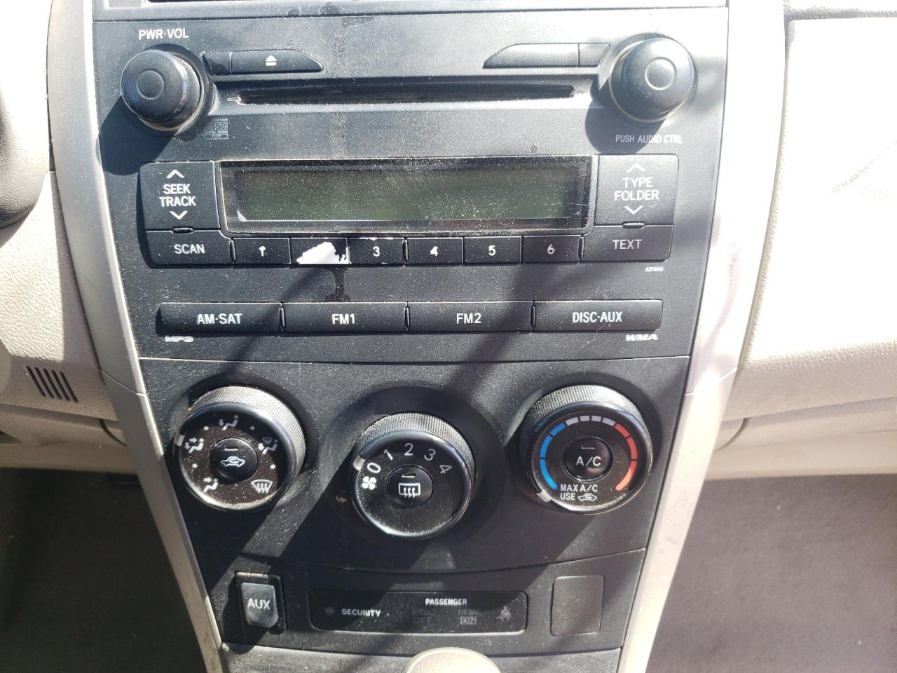Photo 9 from auction – 2009 TOYOTA COROLLA BA with VIN 1NXBU40E09Z158162