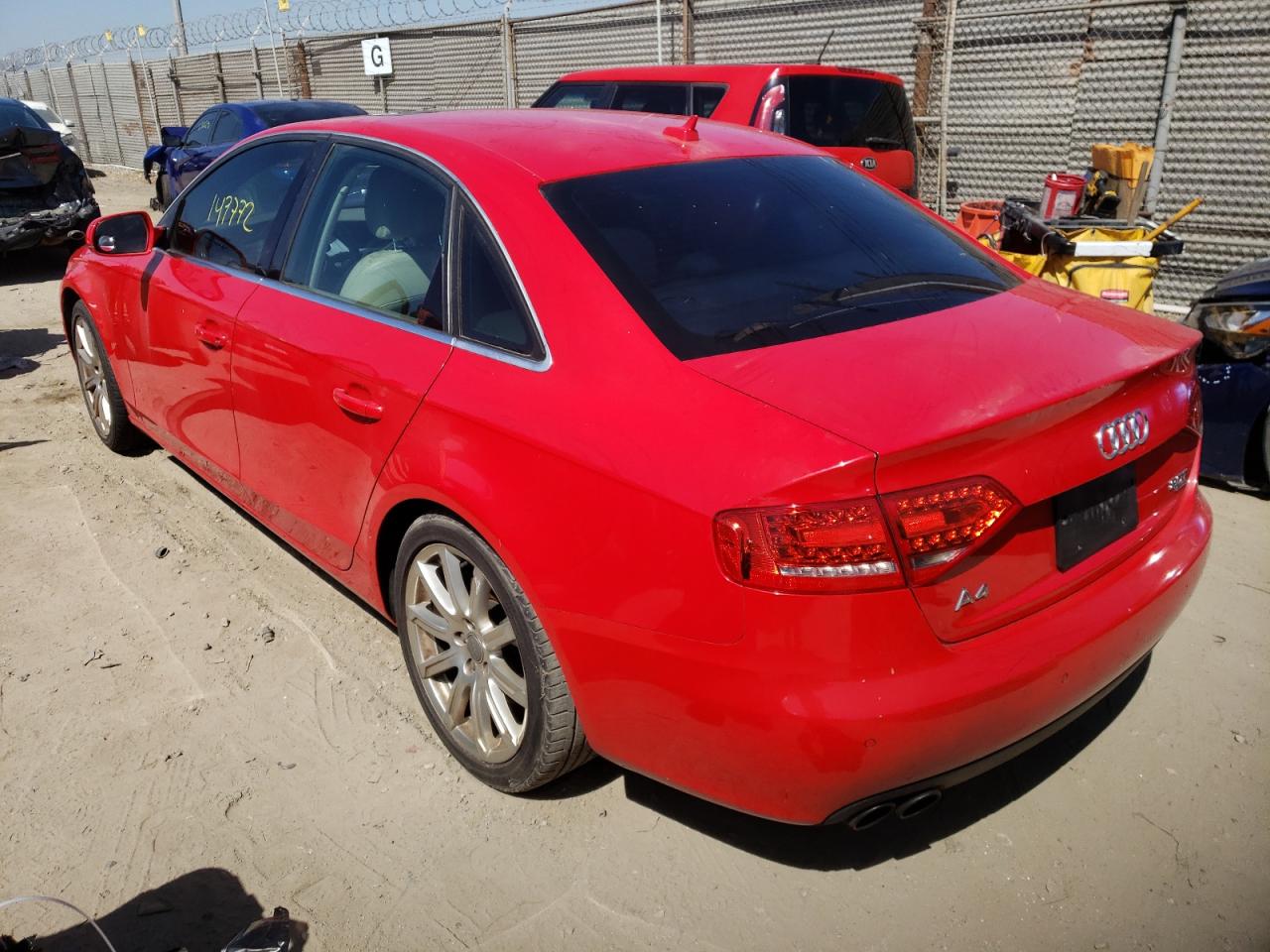 Photo 3 from auction – 2011 AUDI A4 PREMIUM with VIN WAUFFAFL6BN054731