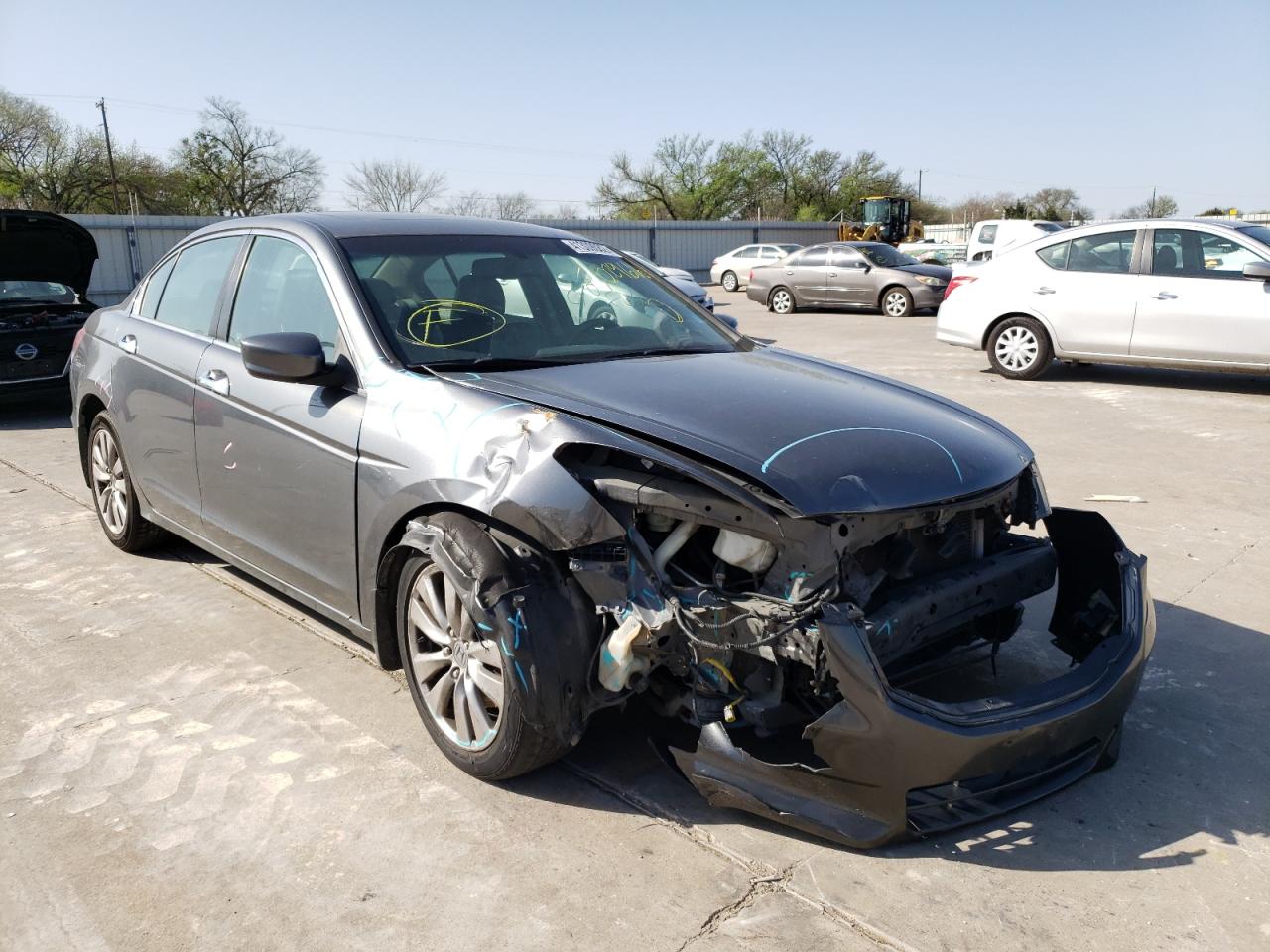 HONDA ACCORD EXL 2012 with VIN 1HGCP3F87CA029616 - Photo from auction