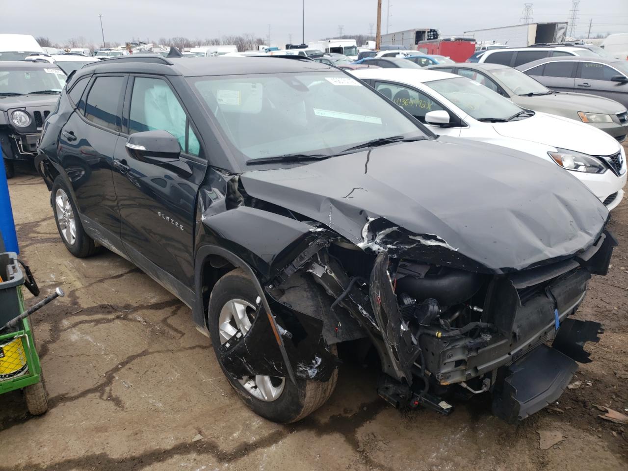 CHEVROLET BLAZER 2LT 2021 with VIN 3GNKBCRS9MS536220 - Photo from auction