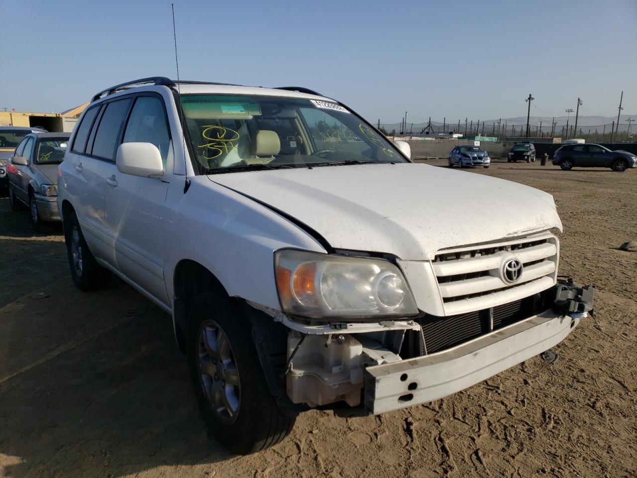 TOYOTA HIGHLANDER 2006 with VIN JTEDP21A560096129 - Photo from auction