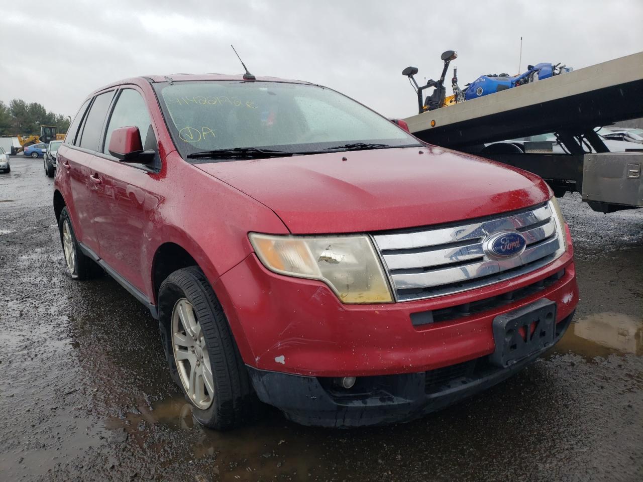 FORD EDGE SEL 2007 with VIN 2FMDK48CX7BA73382 - Photo from auction