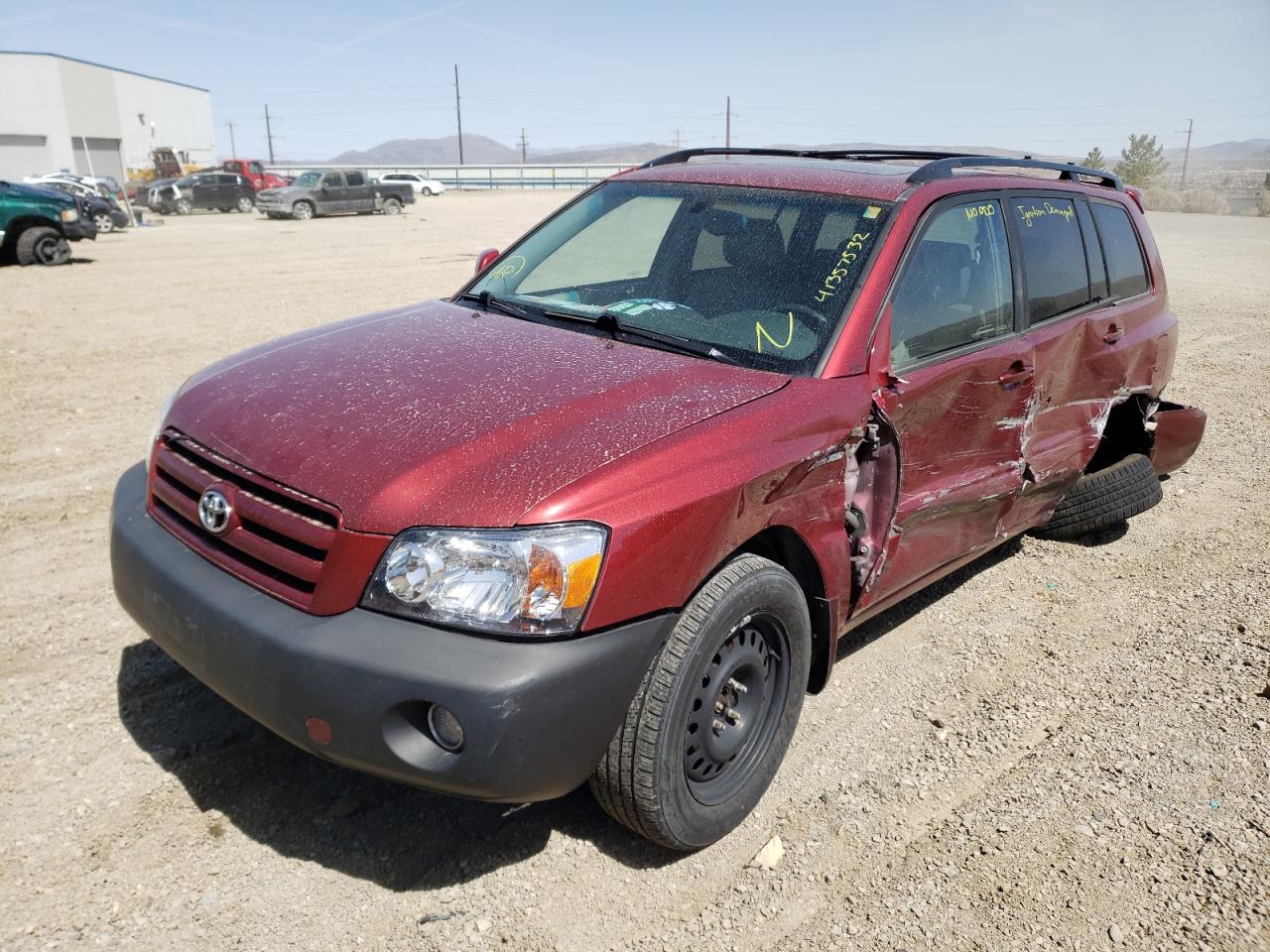 Photo 2 from auction – 2004 TOYOTA HIGHLANDER with VIN JTEEP21AX40062639