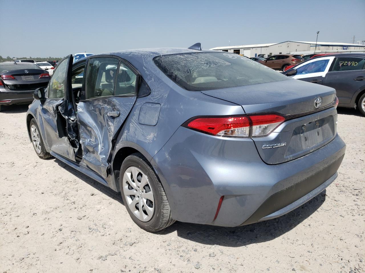 Photo 3 from auction – 2021 TOYOTA COROLLA LE with VIN JTDEPMAE4MJ179310