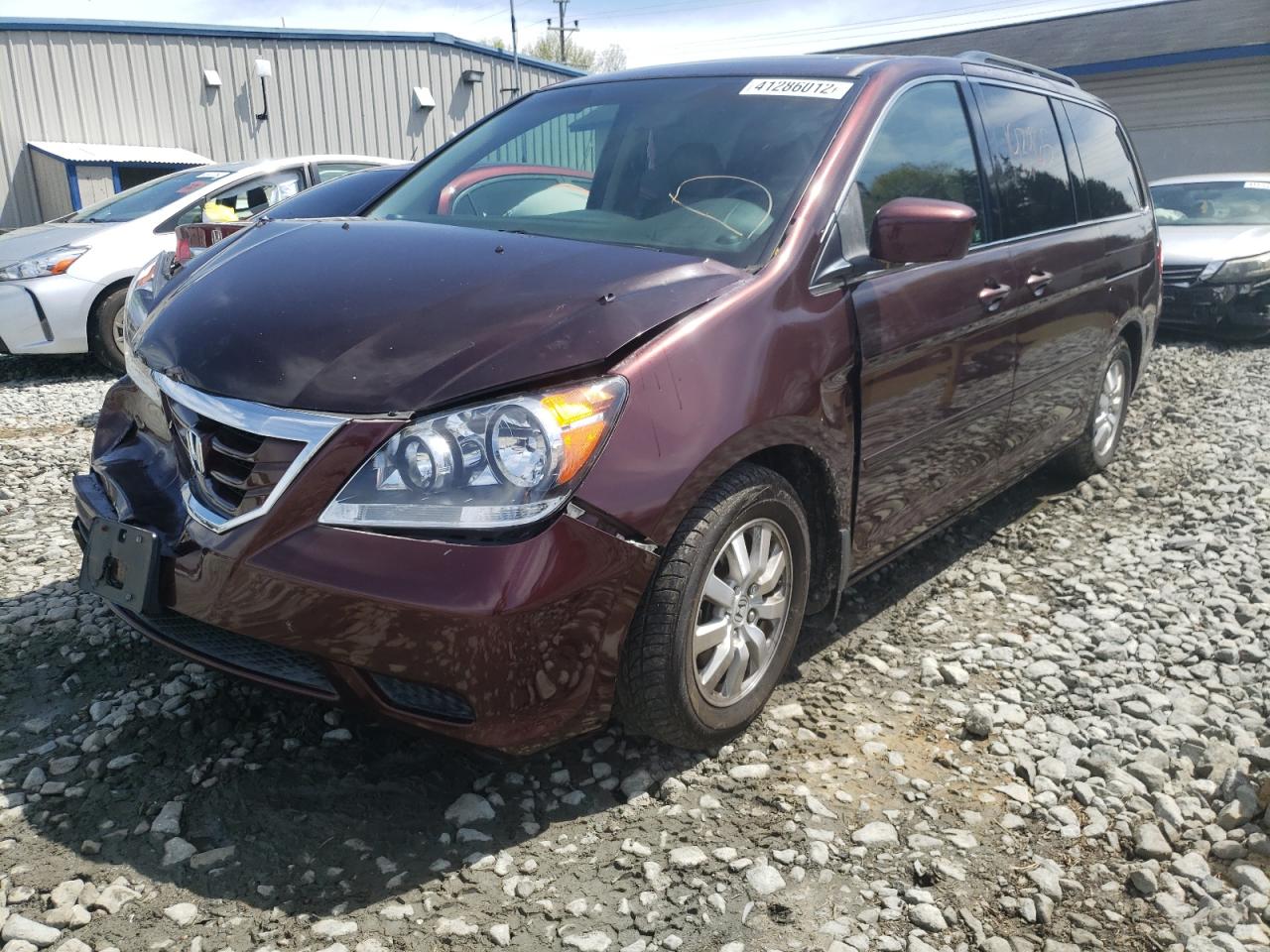 Photo 2 from auction – 2008 HONDA ODYSSEY EX with VIN 5FNRL38698B401360