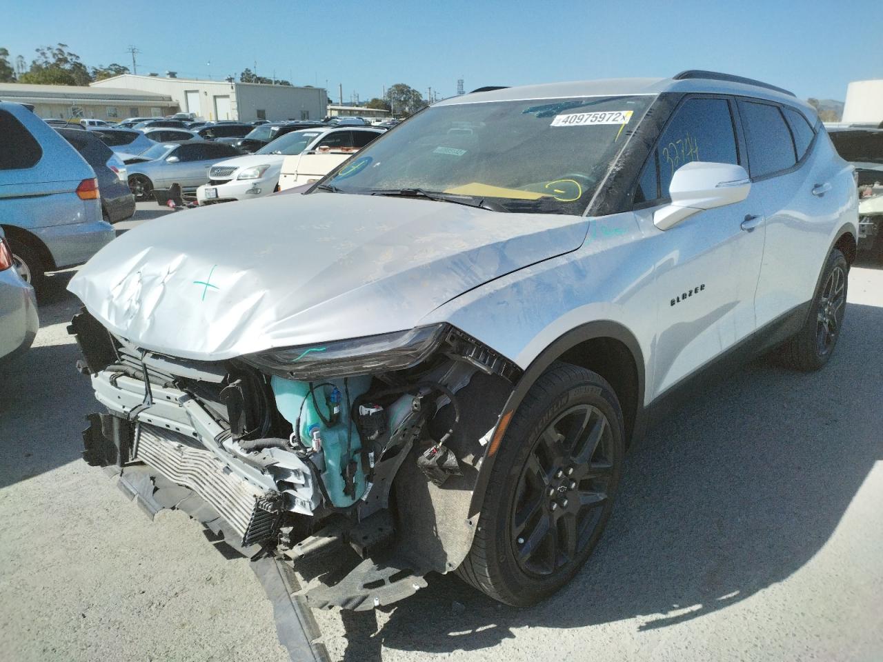Photo 2 from auction – 2020 CHEVROLET BLAZER 2LT with VIN 3GNKBCR41LS692865