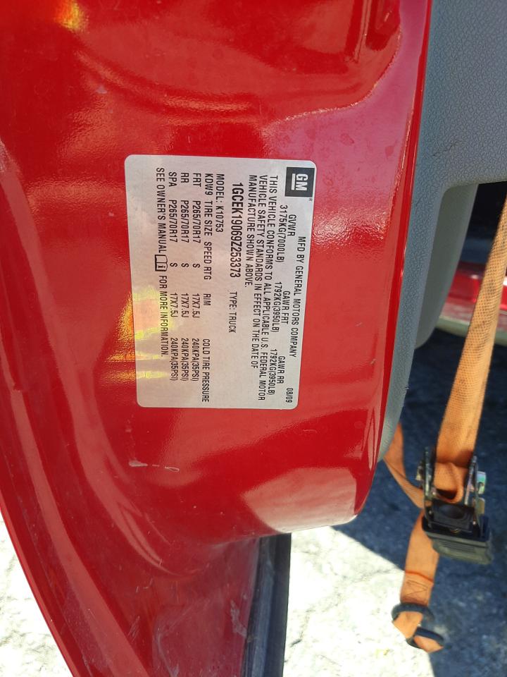 Photo 10 from auction – 2009 CHEVROLET SILVERADO with VIN 1GCEK19069Z253373