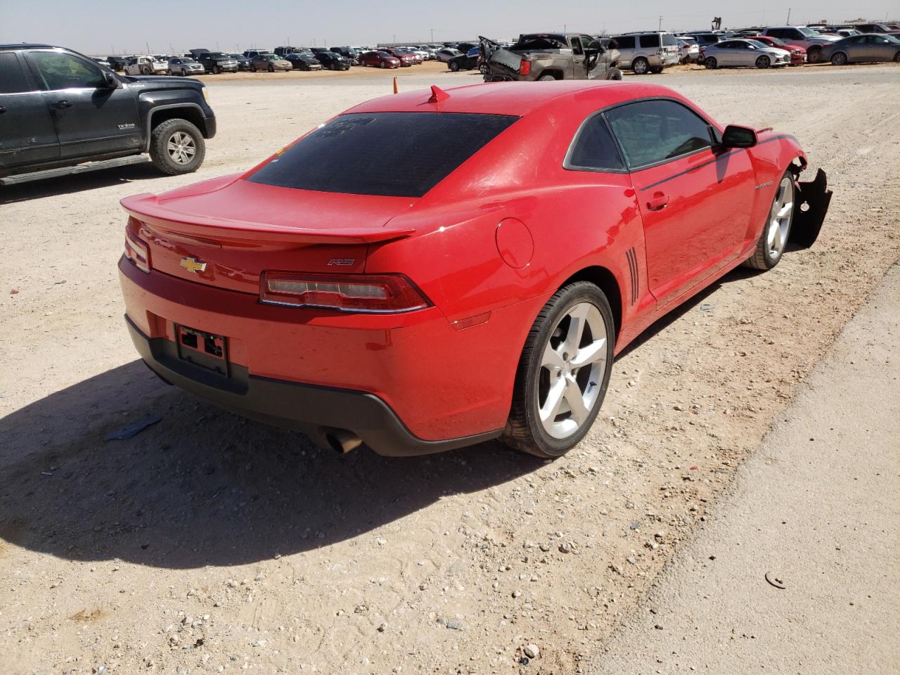 Photo 4 from auction – 2015 CHEVROLET CAMARO LT with VIN 2G1FD1E37F9310340