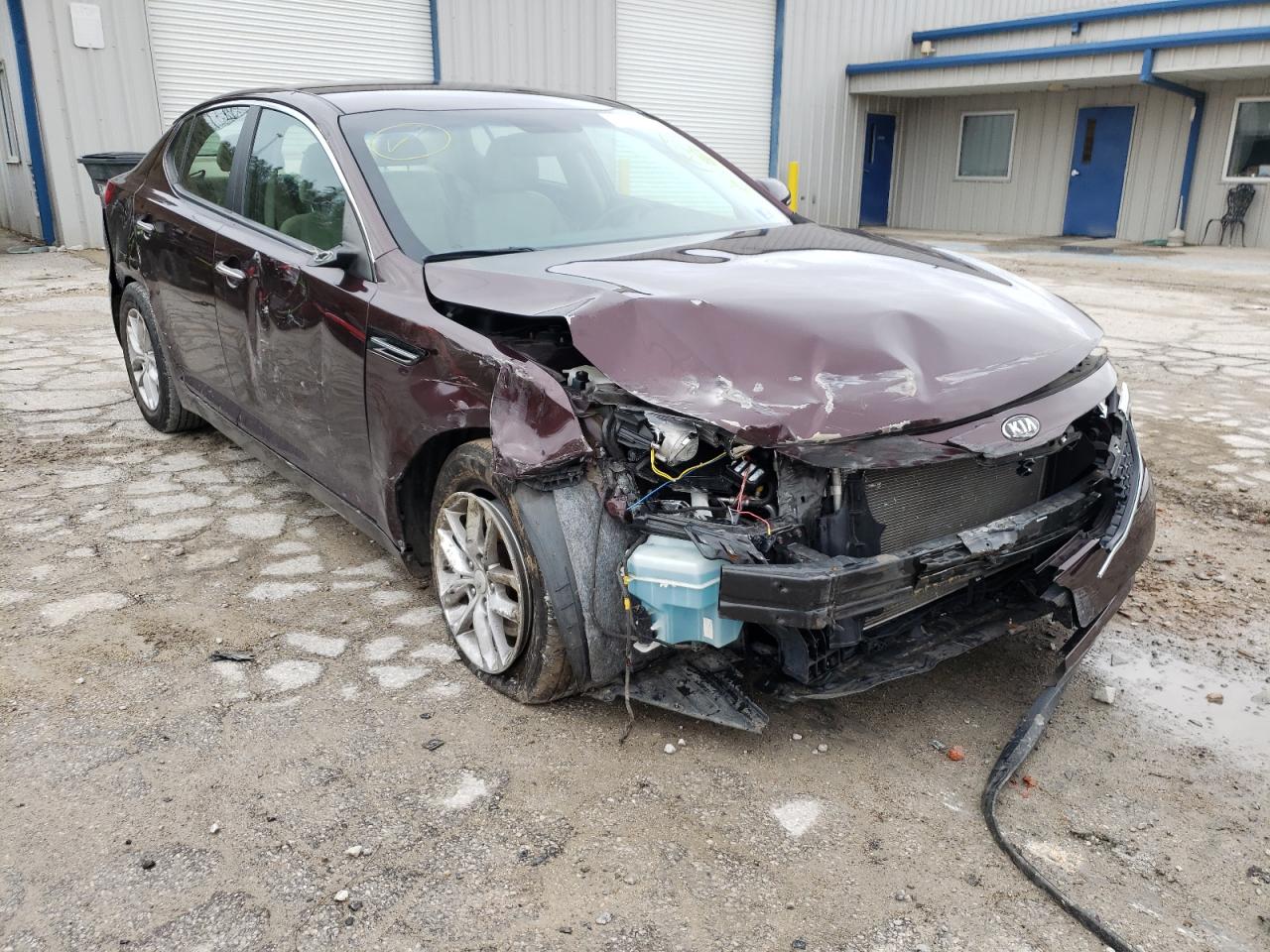KIA OPTIMA LX 2013 with VIN 5XXGM4A72DG125687 - Photo from auction