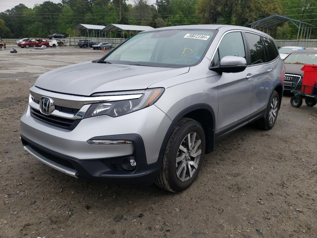 Photo 2 from auction – 2021 HONDA PILOT EX with VIN 5FNYF5H36MB034660