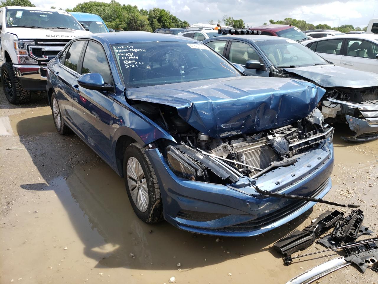 VOLKSWAGEN JETTA S 2019 with VIN 3VWCB7BU4KM163893 - Photo from auction