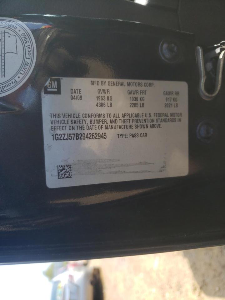 Photo 10 from auction – 2009 PONTIAC G6 with VIN 1G2ZJ57B294262945