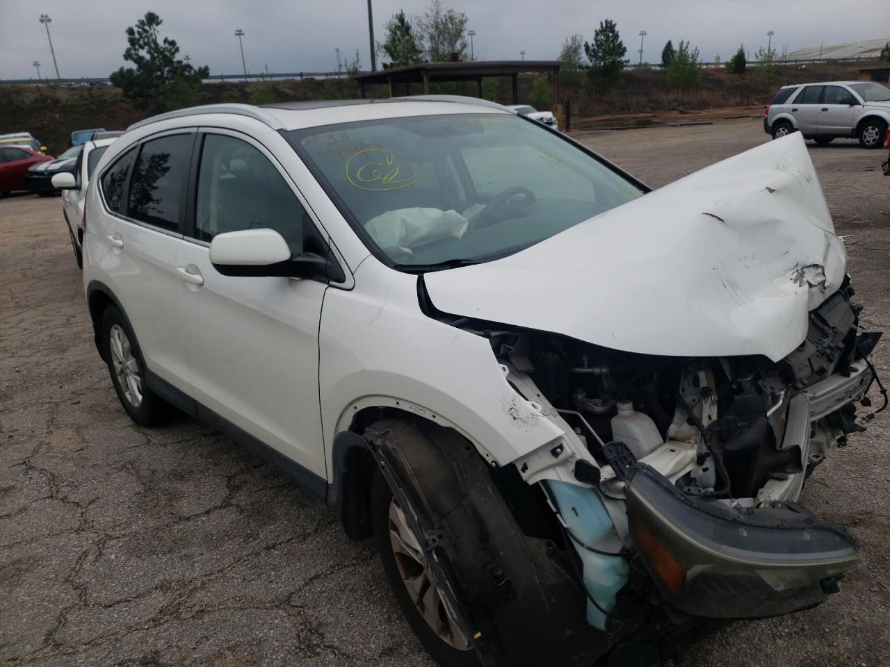 HONDA CR-V EXL 2014 with VIN 5J6RM3H73EL006101 - Photo from auction