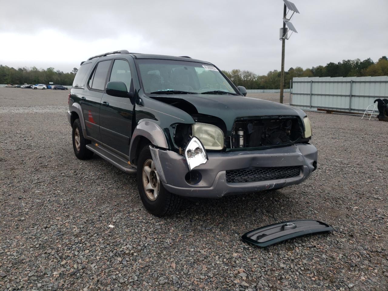 TOYOTA SEQUOIA SR 2001 with VIN 5TDZT34A41S002304 - Photo from auction