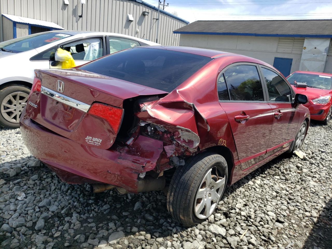 Photo 4 from auction – 2009 HONDA CIVIC LX with VIN 19XFA16569E001027