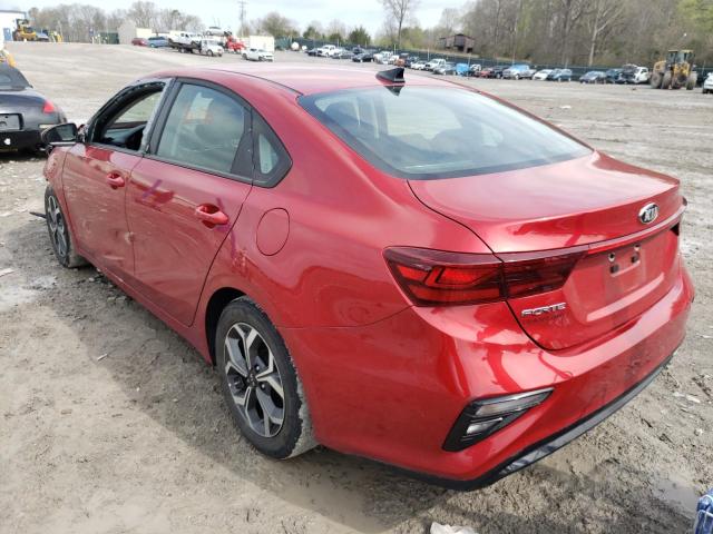 Photo 3 from auction – 2020 KIA FORTE FE with VIN 3KPF24AD6LE141258