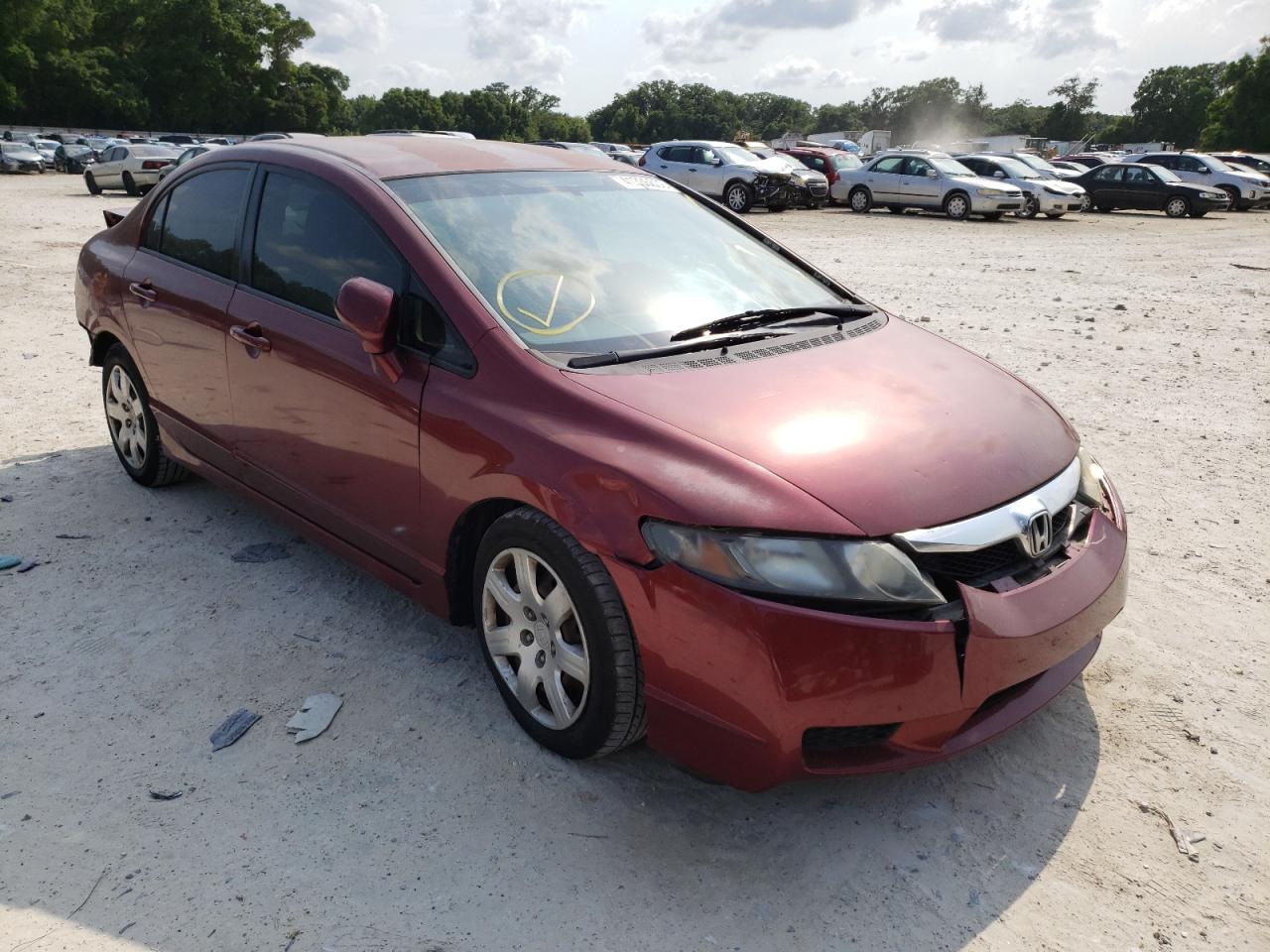 Photo 1 from auction – 2010 HONDA CIVIC LX with VIN 2HGFA1F56AH522128