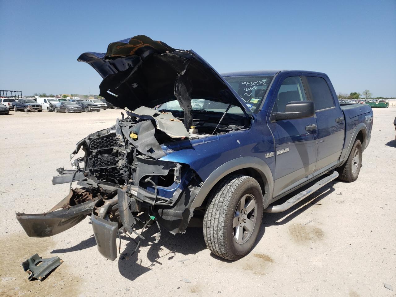 Photo 2 from auction – 2009 DODGE RAM 1500 with VIN 1D3HB13TX9J518236