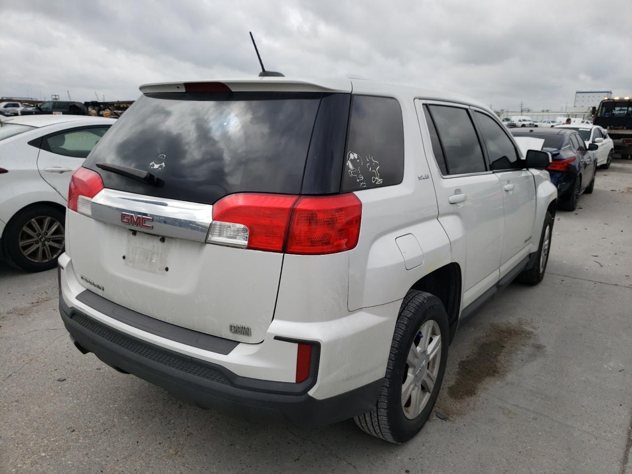 Photo 4 from auction – 2016 GMC TERRAIN SL with VIN 2GKALMEK8G6332917