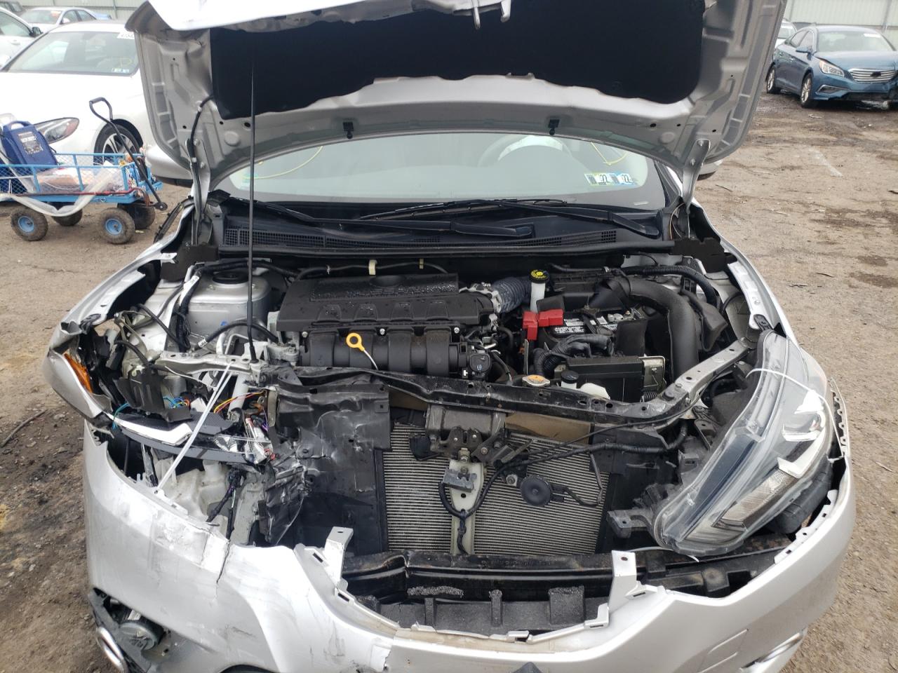 Photo 7 from auction – 2016 NISSAN SENTRA S with VIN 3N1AB7AP8GY249099