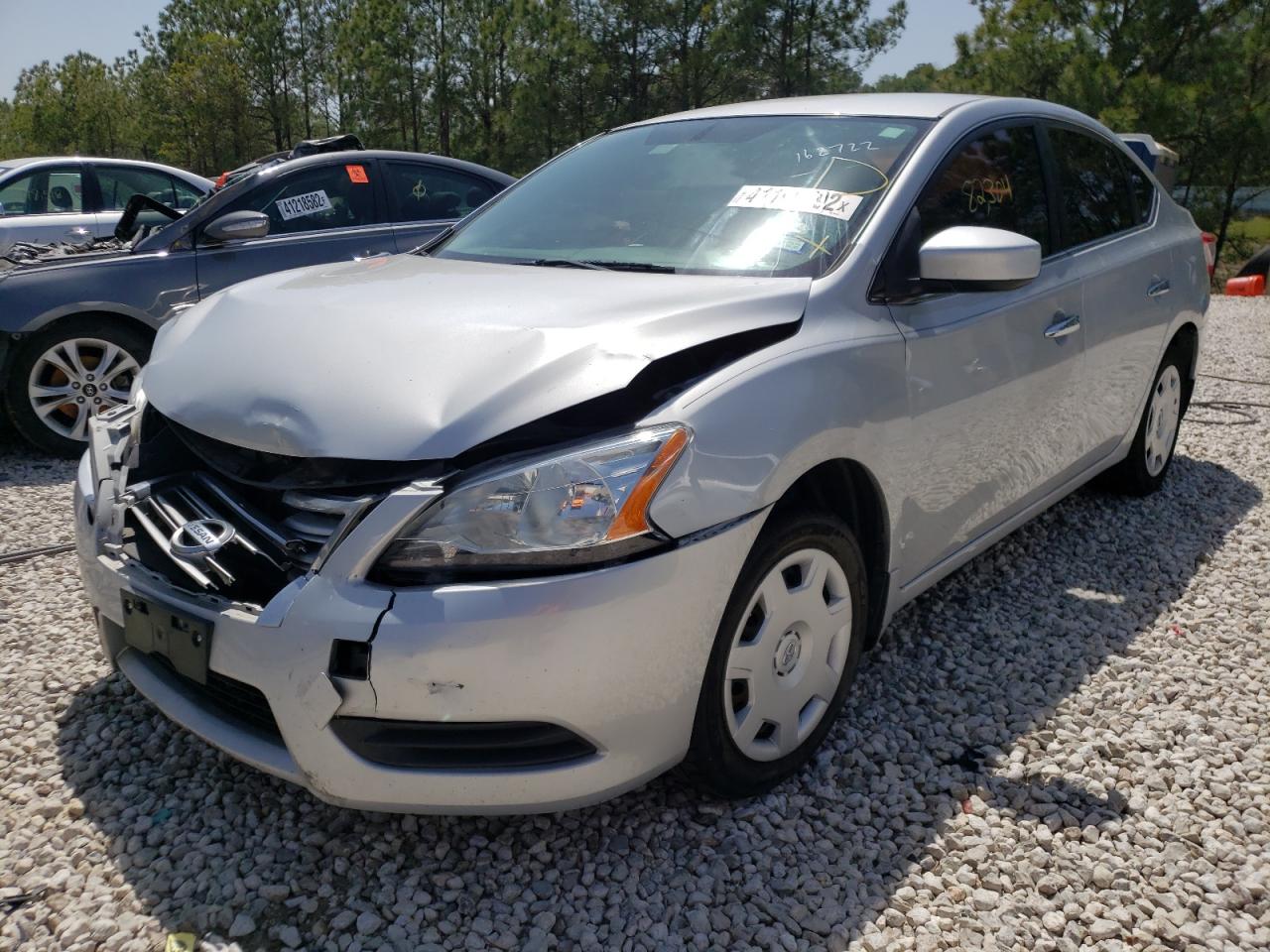 Photo 2 from auction – 2015 NISSAN SENTRA S with VIN 3N1AB7AP4FL684181