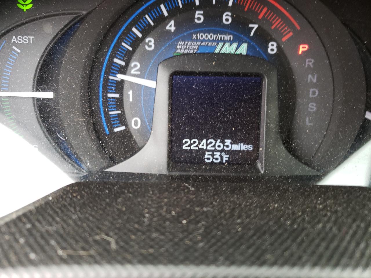 Photo 8 from auction – 2013 HONDA INSIGHT LX with VIN JHMZE2H57DS005080