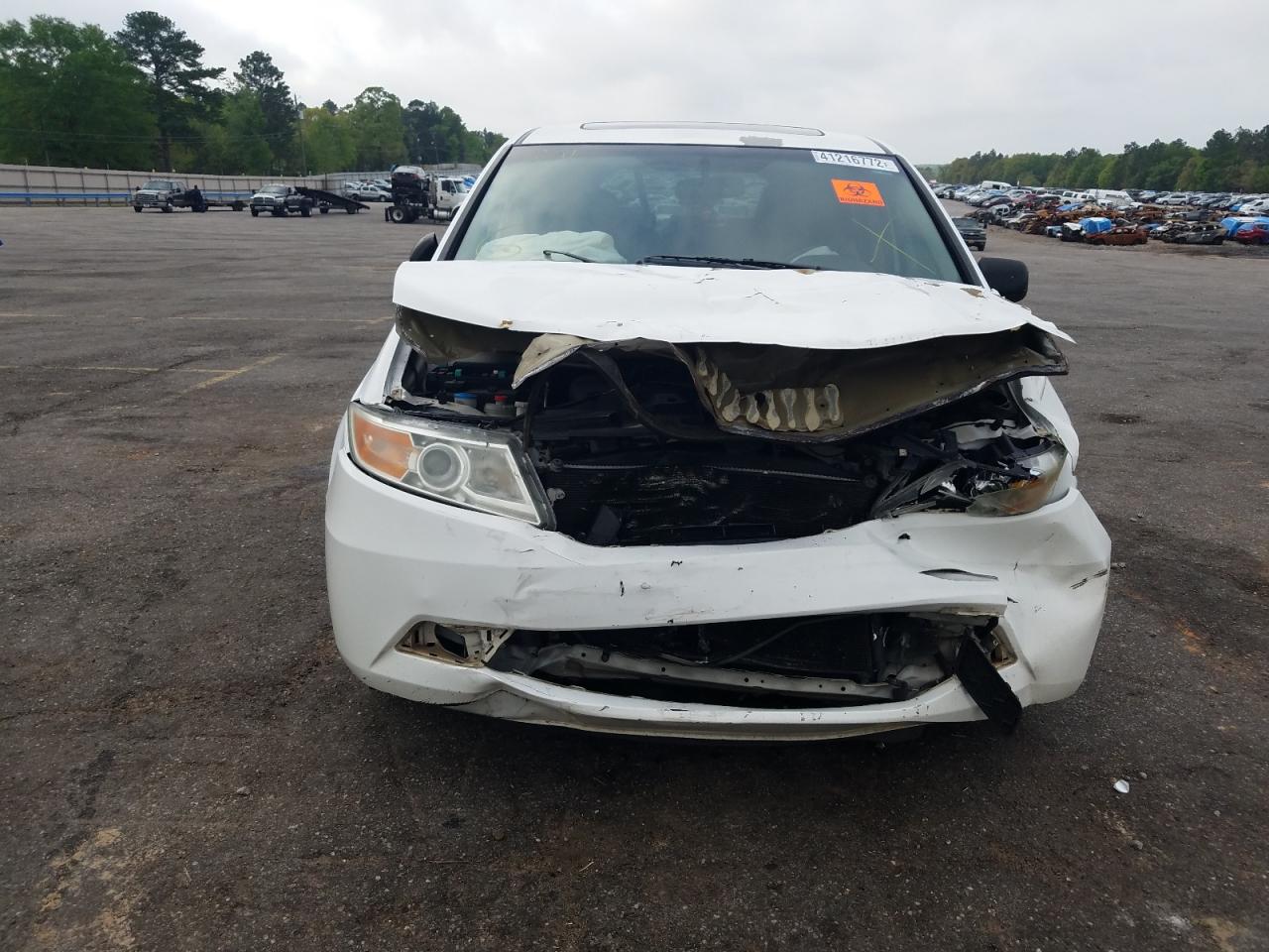 Photo 9 from auction – 2012 HONDA ODYSSEY EX with VIN 5FNRL5H64CB003123
