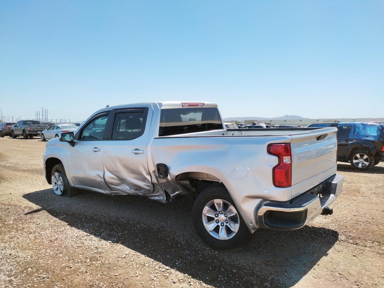 Photo 3 from auction – 2021 CHEVROLET SILVERADO with VIN 3GCPWCET6MG305716