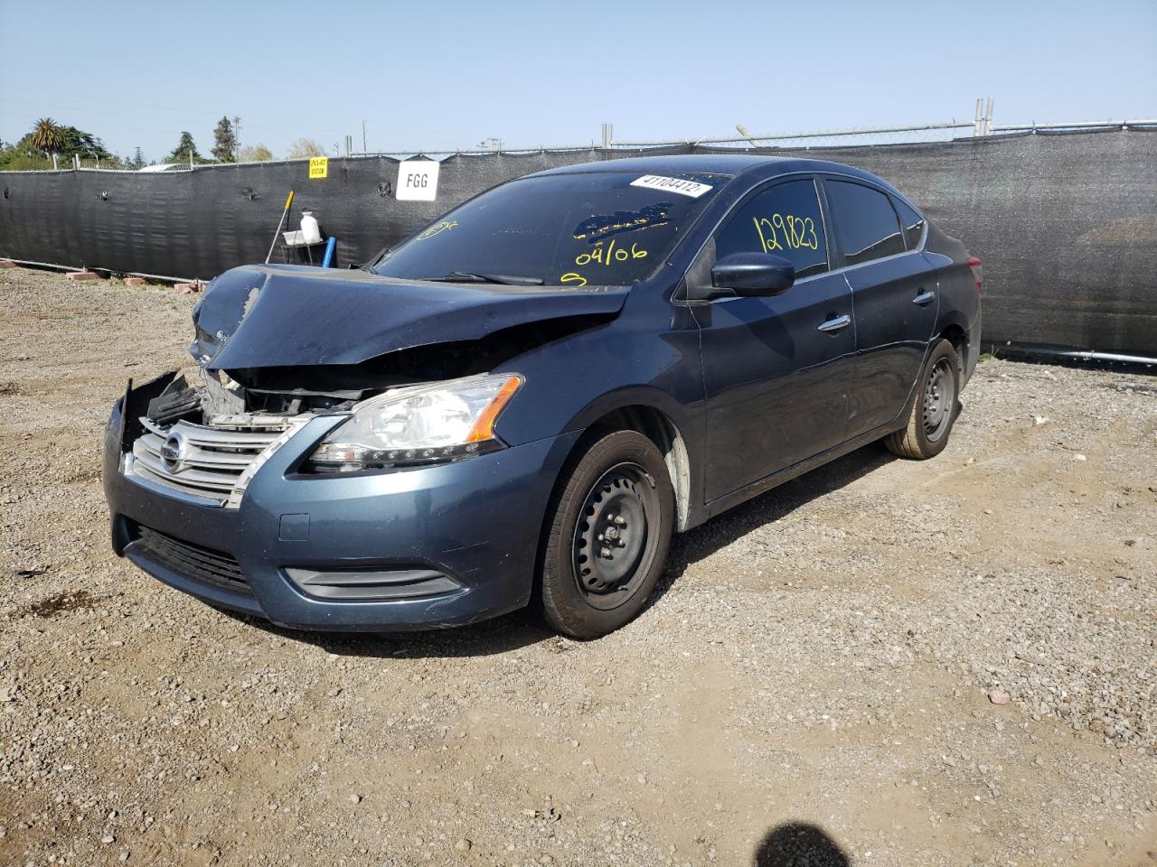 Photo 2 from auction – 2014 NISSAN SENTRA S with VIN 3N1AB7APXEL607331