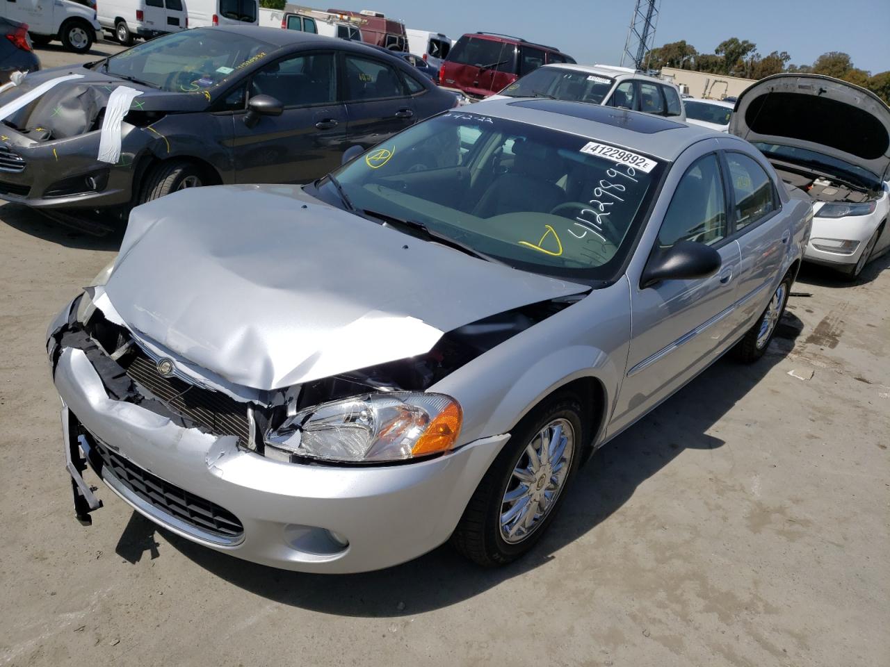 Photo 2 from auction – 2002 CHRYSLER SEBRING LX with VIN 1C3AL56R62N125612