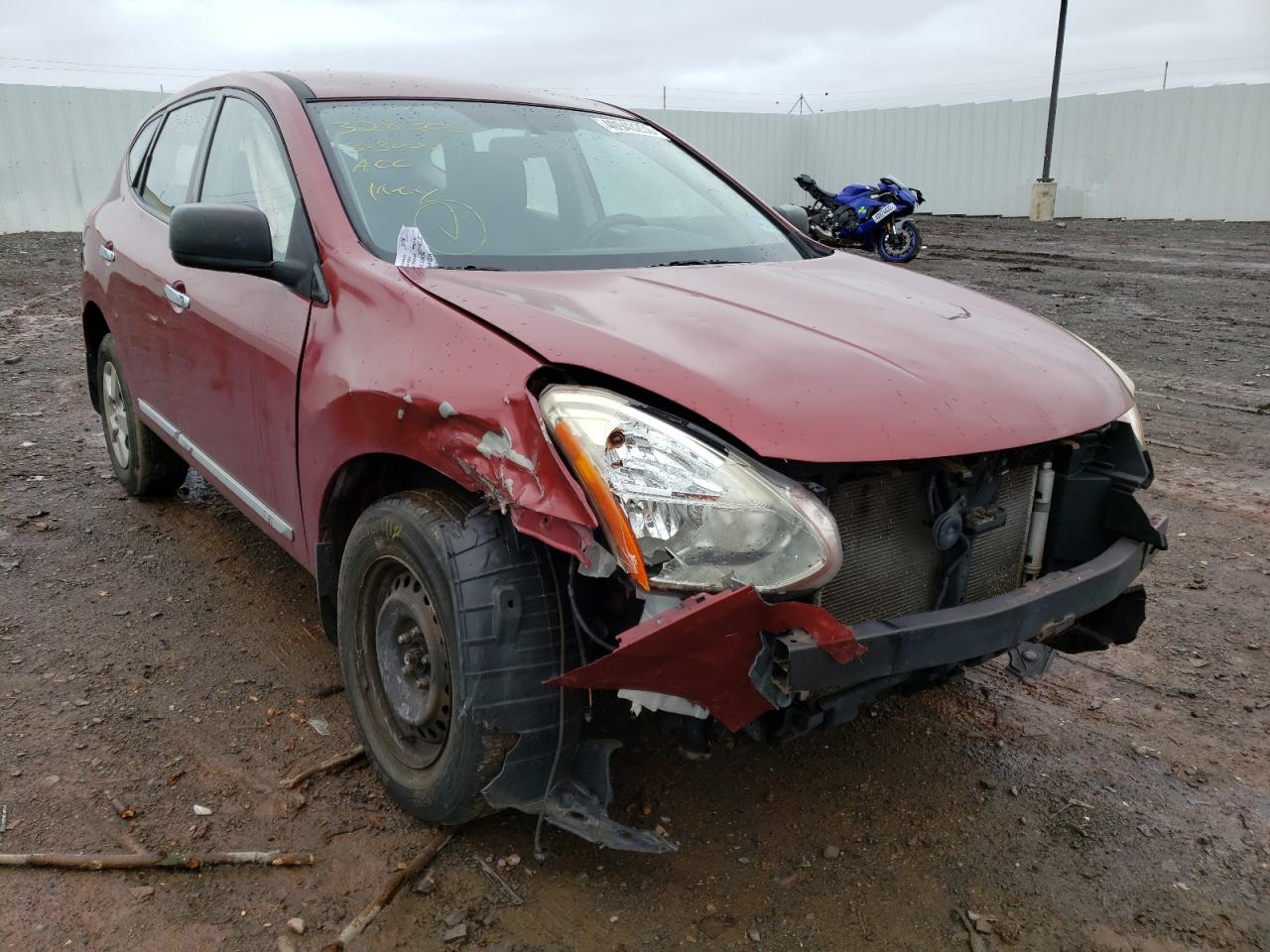 NISSAN ROGUE S 2011 with VIN JN8AS5MV7BW276231 - Photo from auction