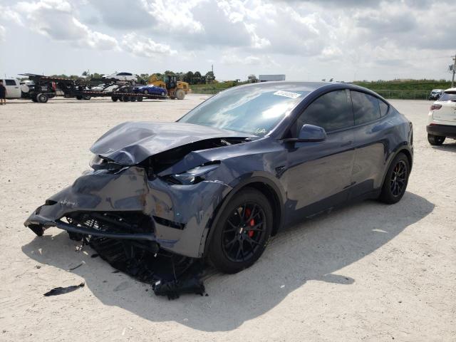Photo 2 from auction – 2021 TESLA MODEL Y with VIN 5YJYGDEF9MF230436
