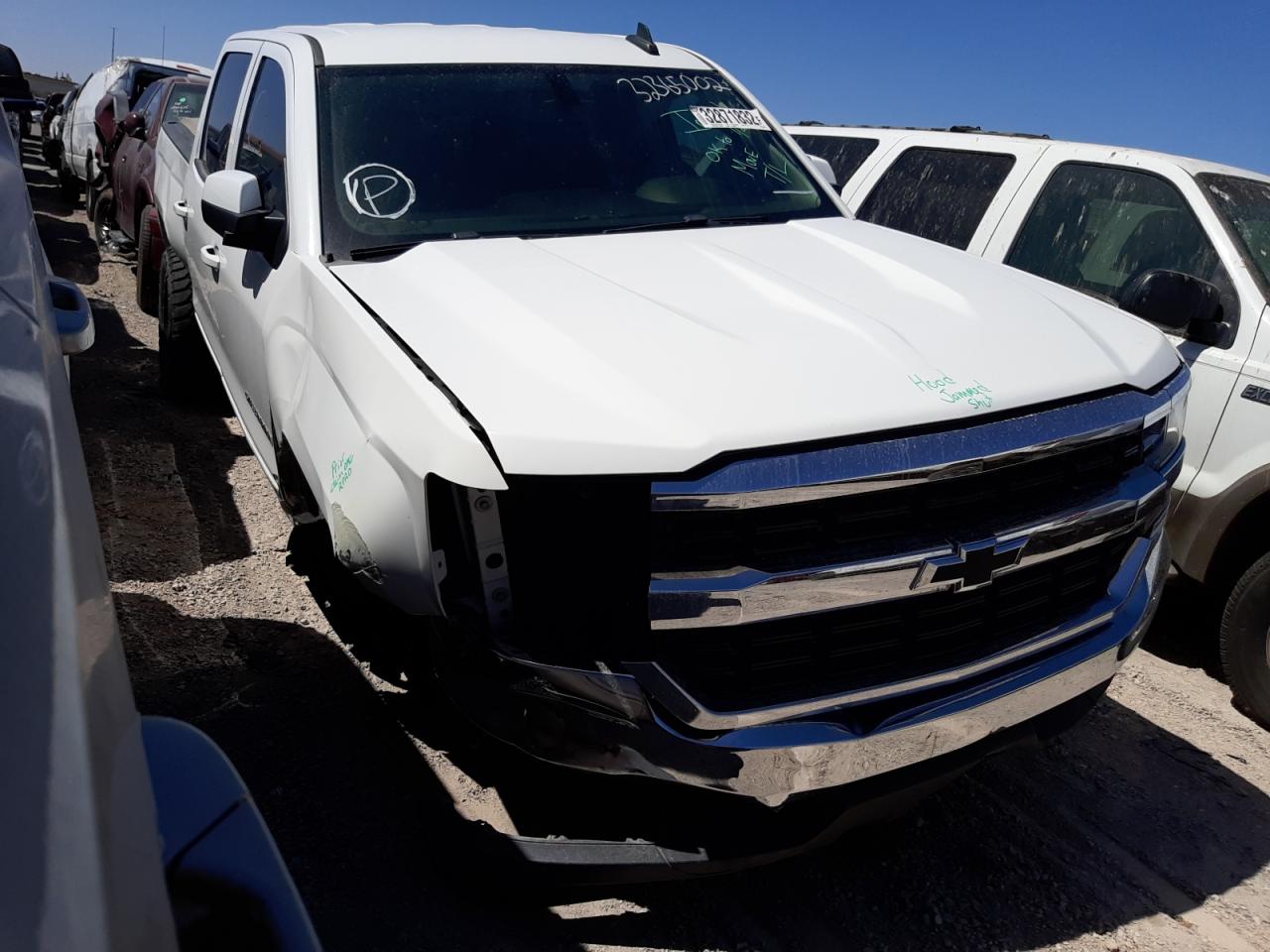 CHEVROLET SILVERADO 2016 with VIN 3GCPCREC8GG344257 - Photo from auction