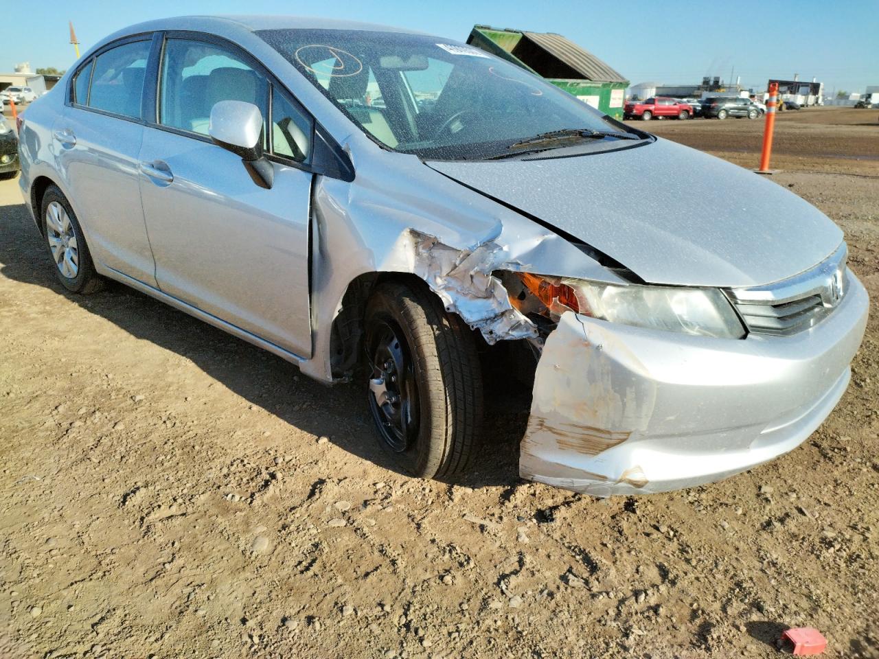 Photo 9 from auction – 2012 HONDA CIVIC LX with VIN 2HGFB2F54CH563248