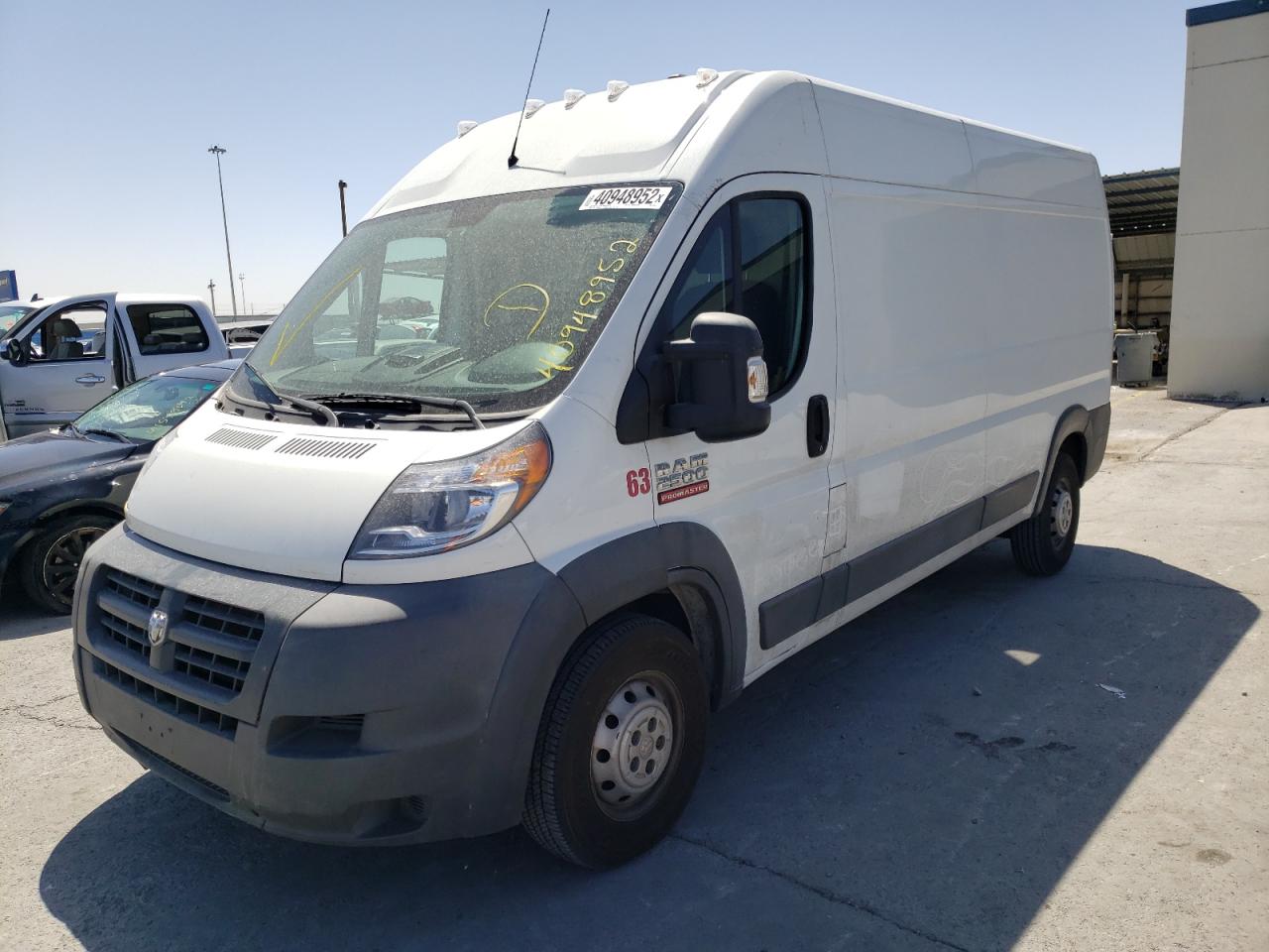 Photo 2 from auction – 2015 RAM PROMASTER with VIN 3C6TRVDG3FE516366