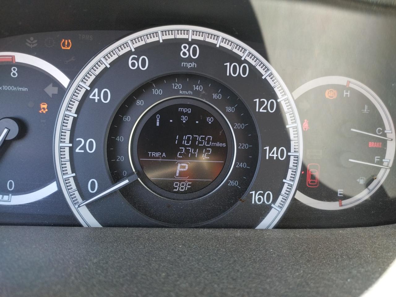 Photo 8 from auction – 2014 HONDA ACCORD LX with VIN 1HGCR2F32EA010791