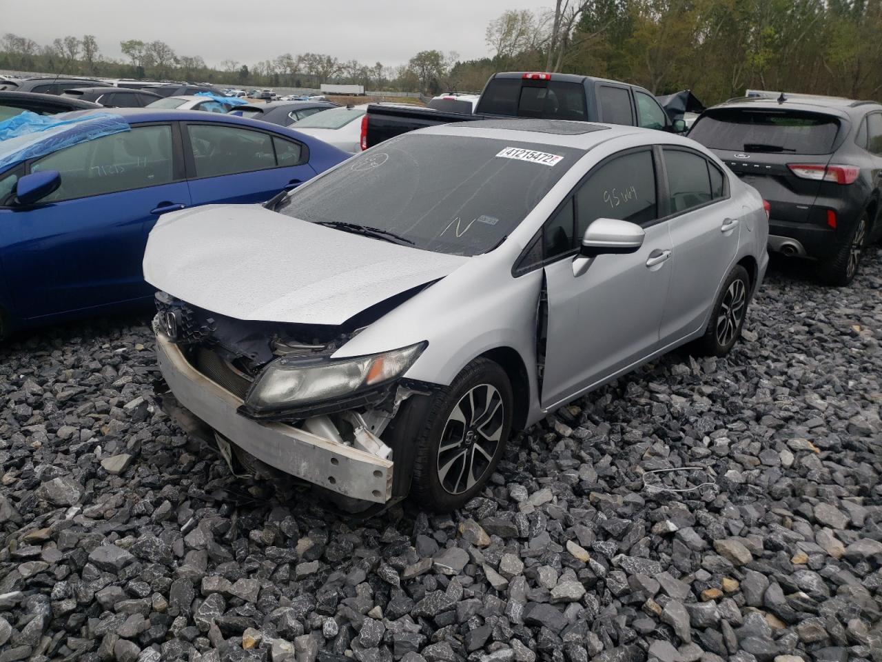 Photo 2 from auction – 2015 HONDA CIVIC EX with VIN 19XFB2F89FE010152