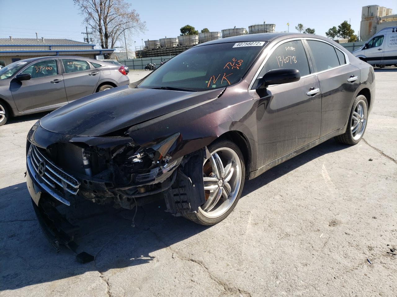 Photo 2 from auction – 2012 NISSAN MAXIMA S with VIN 1N4AA5AP5CC811621