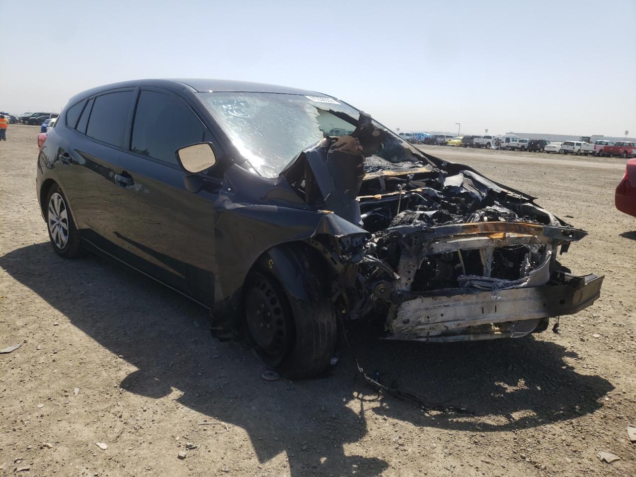 SUBARU IMPREZA 2021 with VIN 4S3GTAB6XM3705597 - Photo from auction