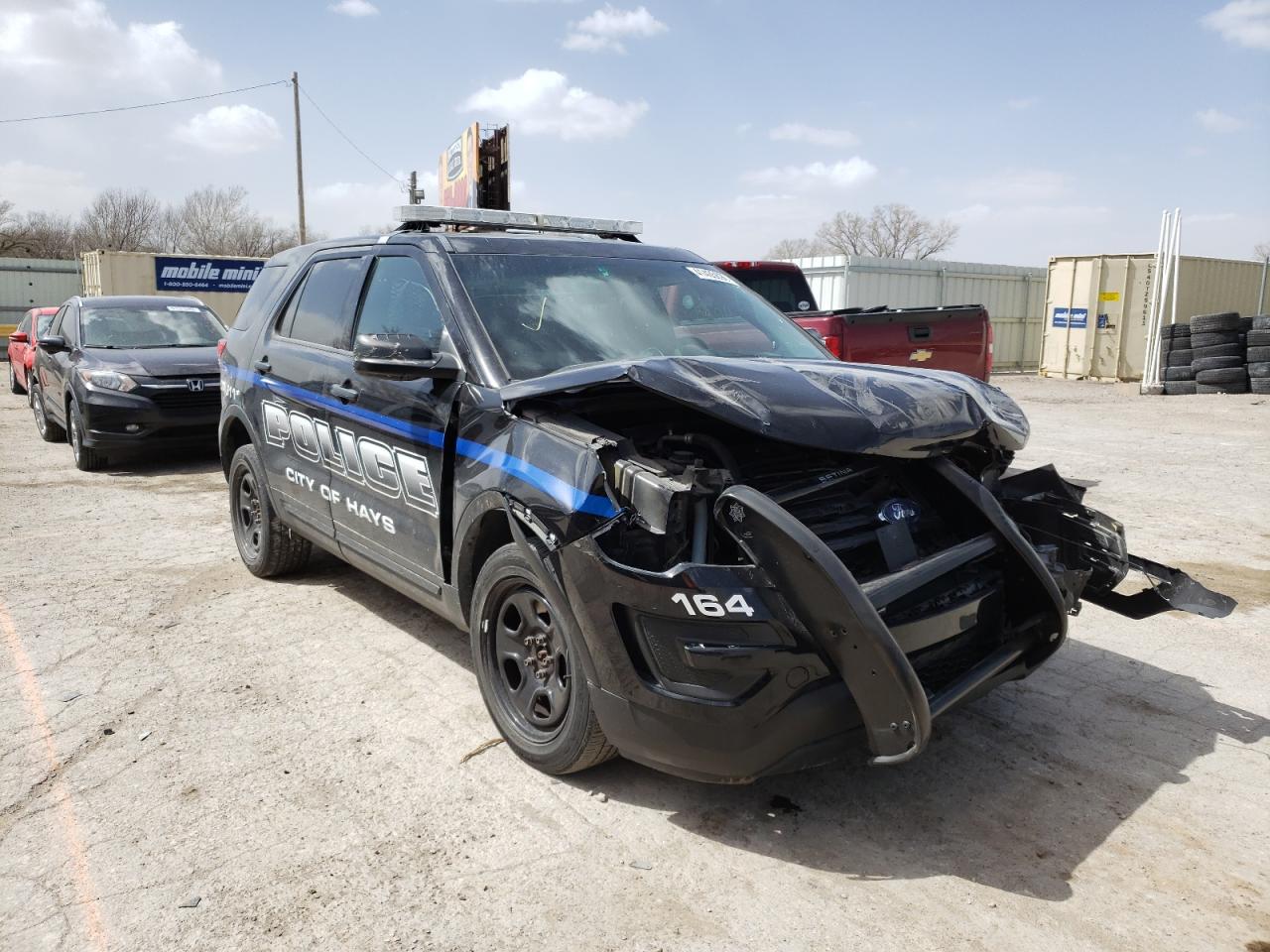 FORD EXPLORER P 2017 with VIN 1FM5K8AR4HGB40658 - Photo from auction