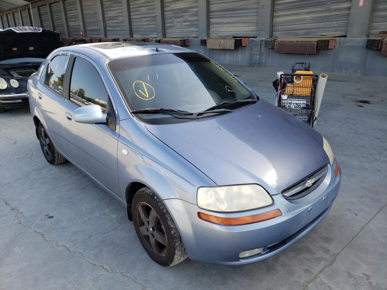 CHEVROLET AVEO LT 2006 with VIN KL1TG56656B527652 - Photo from auction