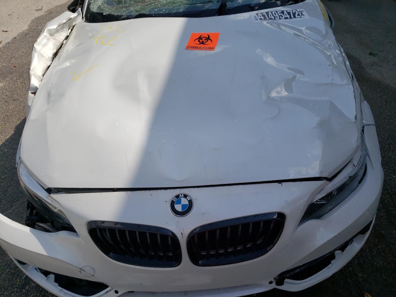 Photo 7 from auction – 2021 BMW 230I with VIN WBA2M7C07M7J15139