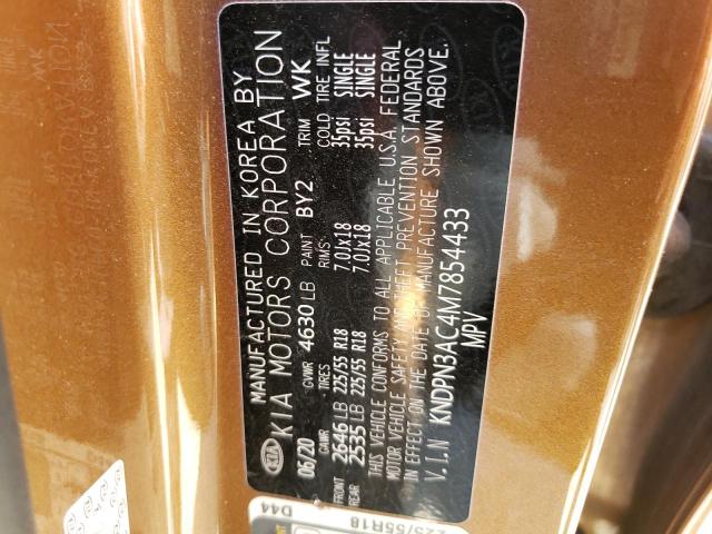 Photo 10 from auction – 2021 KIA SPORTAGE E with VIN KNDPN3AC4M7854433